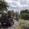 Lực lượng M23 tại khu vực Rumangabo, CHDC Congo, ngày 6/1/2023. (Ảnh: AFP/TTXVN)