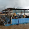 Công an Thành phố Hồ Chí Minh đã triệt phá một đường dây khai thác cát trái phép với quy mô lớn. (Ảnh minh họa: Hoài Nam/TTXVN)