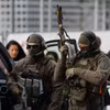 Cảnh sát Đức triển khai tăng cường an ninh tại thủ đô Berlin. (Ảnh: AFP/ TTXVN)