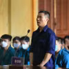 Bị cáo chủ mưu Hoàng Duy Tiến, cựu cán bộ Phòng Cảnh sát Kinh tế, Công an Thành phố Hồ Chí Minh. (Ảnh: Thành Chung/TTXVN)