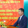 Ông Đỗ Đức Hoàng, Trưởng Ban Thời sự, Đài Truyền hình Việt Nam được bổ nhiệm giữ chức Phó Tổng Giám đốc Đài Truyền hình Việt Nam. (Ảnh: Văn Điệp/TTXVN)