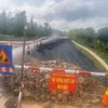 Đắk Lắk: Dự án Đường tránh thị trấn Ea Drăng bị sụt lún nghiêm trọng