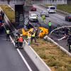 Hiện trường vụ rơi trực thăng ở Madrid, Tây Ban Nha. (Ảnh: Reuters)