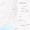 Địa điểm xảy ra động đất tại Pakistan. (Nguồn: USGS)