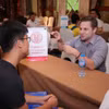 Học sinh tham dự hội thảo du học Mỹ. (Ảnh: Phạm Mai/Vietnam+)