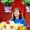 Bà Nguyễn Thị Ngọc Điệp, Thành ủy viên, Bí thư Quận ủy Thốt Nốt được bầu giữ chức vụ Phó Chủ tịch Ủy ban Nhân dân thành phố Cần Thơ. (Ảnh: Ngọc Thiện/TTXVN)