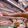 Thịt bò nhập khẩu được bày bán tại siêu thị ở Hong Kong, Trung Quốc. (Ảnh: AFP/TTXVN)