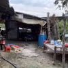 Hiện trường vụ án tại khu phố Lộc Vĩnh, phường Lộc Hưng, thị xã Trảng Bàng, Tây Ninh. (Ảnh: TTXVN phát)