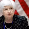 Bộ trưởng Tài chính Mỹ Janet Yellen phát biểu tại Washington, DC. (Ảnh: AFP/TTXVN)