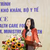 Bộ trưởng Bộ Y tế Đào Hồng Lan phát biểu tại Hội nghị. (Ảnh: Trần Minh/Vietnam+)
