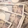 Đồng tiền mệnh giá 10.000 yen của Nhật Bản. (Ảnh: THX/TTXVN)