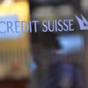 Biểu tượng Credit Suisse tại một chi nhánh ở Geneva (Thụy Sĩ). (Ảnh: THX/TTXVN)