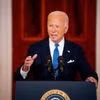 Tổng thống Mỹ Joe Biden phát biểu với báo giới tại Nhà Trắng, Washington D.C., ngày 1/7/2024. (Ảnh: Getty Images/TTXVN)