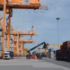 Logistics góp phần thúc đẩy hoạt động xuất nhập khẩu. (Ảnh: Đức Duy/Vietnam+)
