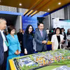 Triển lãm về thương mại điện tử xuyên biên giới tạo cơ hội kết nối giao thương, giúp doanh nghiệp tìm kiếm cơ hội kinh doanh, thiết lập quan hệ hợp tác lâu dài với nhà cung cấp quốc tế cũng như đối tác logistics, nền tảng thương mại điện tử và doanh nghiệp trong ngành. (Ảnh: Đức Duy/Vietnam+)