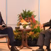Bộ trưởng Quốc phòng Mỹ Lloyd Austin hội đàm với Bộ trưởng Quốc phòng Singapore Ng Eng Hen (Nguồn: CNA)