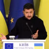 Tổng thống Ukraine Volodymyr Zelensky tại cuộc họp báo ở Kiev, ngày 4/11/2023. (Ảnh: AFP/TTXVN)