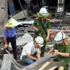 Lực lượng chức năng khám nghiệm hiện trường vụ tai nạn. (Nguồn: Công an tỉnh Đồng Nai)