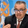 Tổng giám đốc Tổ chức Y tế thế giới (WHO), ông Tedros Adhanom Ghebreyesus phát biểu tại Geneva, Thụy Sĩ. (Ảnh: AFP/TTXVN)