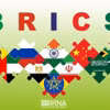 Biểu tượng Nhóm BRICS cùng quốc kỳ các nước thành viên và các nước được mời gia nhập nhóm. (Ảnh: IRNA/TTXVN)