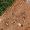 Hiện trường vụ sạt lở đường cao tốc Mai Châu-Đại Bộ ở thành phố Mai Châu, tỉnh Quảng Đông, Trung Quốc, ngày 2/5/2024. (Ảnh: THX/TTXVN)
