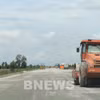 Tuyến Lộ Tẻ-Rạch Sỏi trong quá trình thi công. (Nguồn: Bnews/TTXVN) 