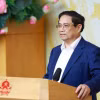Thủ tướng Phạm Minh Chính, Trưởng Ban Chỉ đạo Cải cách hành chính của Chính phủ chủ trì phiên họp. (Ảnh: Dương Giang/TTXVN)