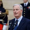 Thủ tướng Pháp Michel Barnier phát biểu tại lễ nhậm chức ở Paris ngày 5/9/2024. (Ảnh: THX/TTXVN)