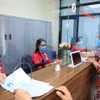 Bộ phận một cửa của Ủy ban Nhân dân phương Bạch Mai, quận Hai Bà Trưng. (Ảnh: Xuân Quảng/Vietnam+)