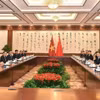 Quang cảnh cuộc gặp. (Ảnh: TTXVN phát)