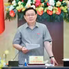 Chủ tịch Quốc hội Vương Đình Huệ phát biểu. (Ảnh: Doãn Tấn/TTXVN)