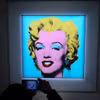 Bức họa "Shot Sage Blue Marilyn". (Nguồn: CNN)