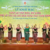 Tiết mục múa dân gian Khmer do Đoàn nghệ thuật Khmer Ánh Bình Minh biểu diễn. (Ảnh: Thanh Hòa/TTXVN)