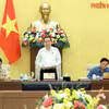 Chủ tịch Quốc hội Trần Thanh Mẫn phát biểu. (Ảnh: Thống Nhất/TTXVN)