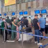 Hàng không tăng trưởng cả về hành khách và hàng hóa dù thiếu hụt máy bay. (Ảnh: Việt Hùng/Vietnam+)