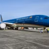 Vietnam Airlines sắp tiếp nhận máy bay Boeing 787-10 Dreamliner thứ 5 trong tổng số 8 chiếc theo hợp đồng thuê mua máy bay. (Ảnh: PV/Vietnam+)