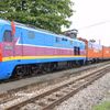 Một đoàn tàu chở hàng liên vận kết nối sang Trung Quốc. (Ảnh: Việt Hùng/Vietnam+) 