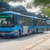 Một tuyến xe buýt ở Hà Nội. (Ảnh: Vietnam+)