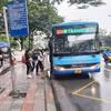 Xe buýt Hà Nội hiện gồm 3 loại là vé lượt; vé tháng (1 tuyến, liên tuyến); vé miễn phí. (Ảnh: Việt Hùng/Vietnam+)