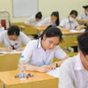 Thí sinh dự thi lớp 10 THPT công lập Hà Nội năm 2023. (Ảnh: Thanh Tùng/TTXVN)