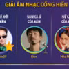 Giải Âm nhạc Cống hiến năm 2024 vinh danh Đen Vâu, Hòa Minzy, Double2T