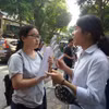 Thí sinh dự thi vào lớp 10. (Ảnh: PV/Vietnam+)