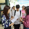 Thí sinh dự thi vào lớp 10. (Ảnh: TTXVN)