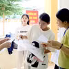Thí sinh dự thi môn Toán chiều nay, 27/6. (Ảnh: TTXVN)