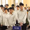 Các bị cáo tại phiên tòa sơ thẩm. (Nguồn: Báo Quảng Nam)