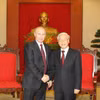 Tổng Bí thư Nguyễn Phú Trọng tiếp Tổng thống Vladimir Putin thăm cấp Nhà nước tới Việt Nam (Hà Nội, 12/11/2013). (Ảnh: Trí Dũng/TTXVN)