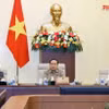 Chủ tịch Quốc hội Trần Thanh Mẫn phát biểu. (Ảnh: Doãn Tấn/TTXVN)