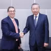 Tổng Bí thư, Chủ tịch nước Tô Lâm tiếp Bộ trưởng Ngoại giao Cuba Bruno Rodriguez. (Ảnh: Lâm Khánh/TTXVN)