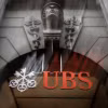 Biểu tượng ngân hàng UBS ở Zurich, Thụy Sĩ. (Ảnh: AFP/TTXVN)