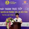 Các chuyên gia, diễn giả truyền thông đến từ các đài phát phát thanh chia sẻ những kinh nghiệm chuyển đổi số phát thanh truyền hình tại hội thảo. (Ảnh: TTXVN phát)